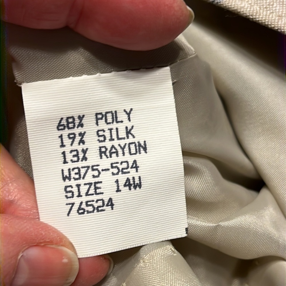 Vtg Pendleton Blazer Window Pane Check Preppy Aca… - image 3